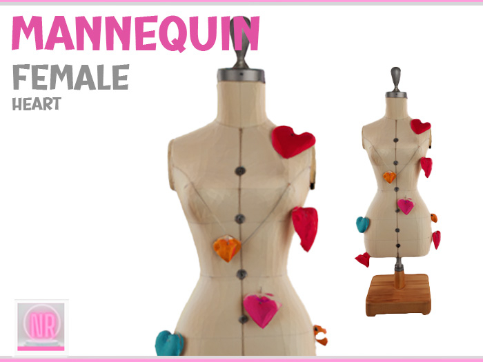 Female Mannequin Heart Full Perm 