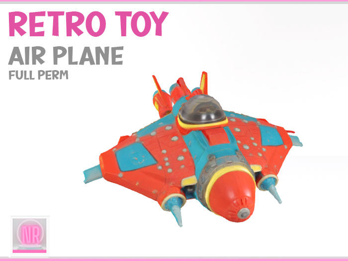 Retro Toy airPlane Full Perm 