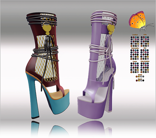 Boots with Net and Laces 128x Color HUD,LaraX,Legacy,Reborn,full Pack