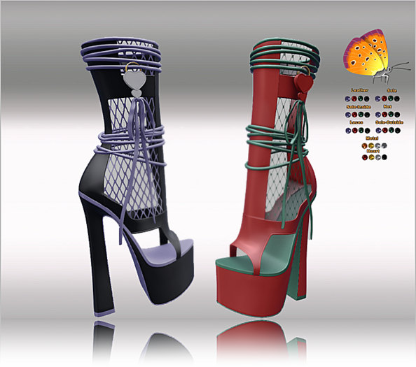 Boots with Net and Laces 32x Multicolor3 HUD,LaraX,Legacy,Reborn