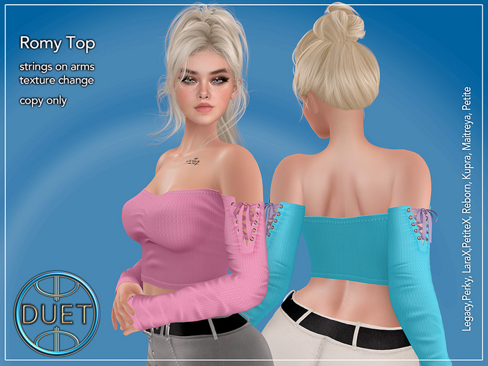 Ymph Romy Tan Second Life Marketplace - Duet Romy Top Tan