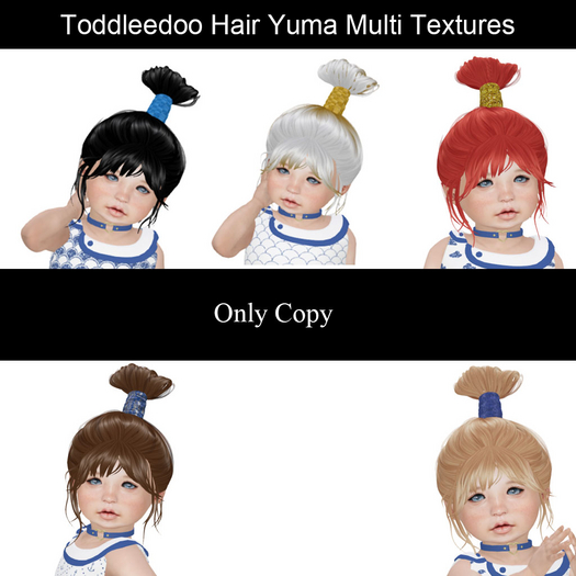 Toddleedoo Hair Yuma Multi Textures Demo