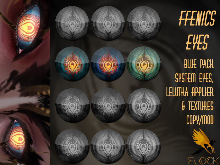 [FLOCK] - Ffenics Eyes - Blue Pack