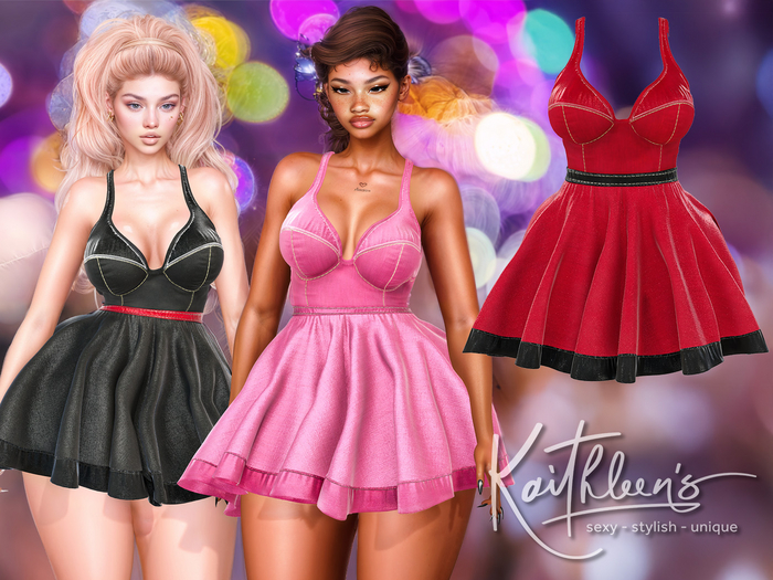 Kaithleen's Roxie Dress - Red