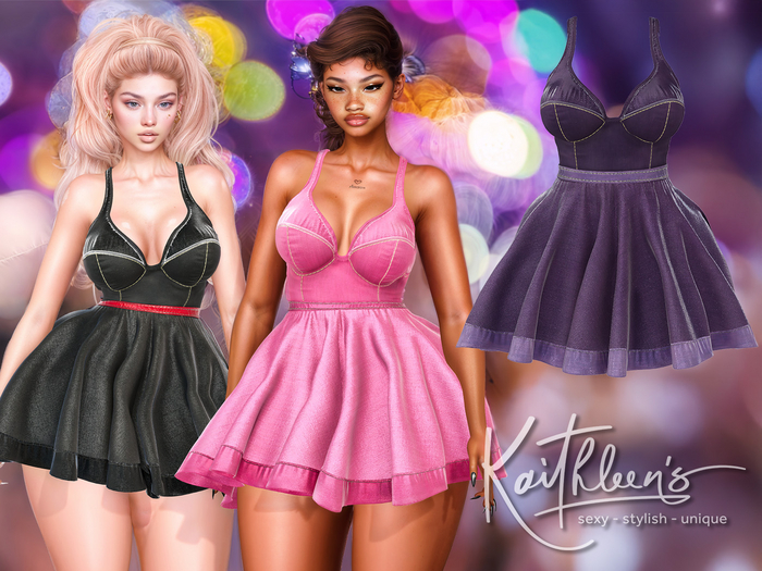 Kaithleen's Roxie Dress - Purple
