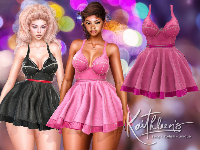 Kaithleen's Roxie Dress - Pink