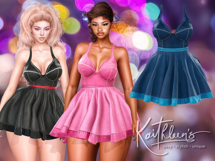 Kaithleen's Roxie Dress - Navy