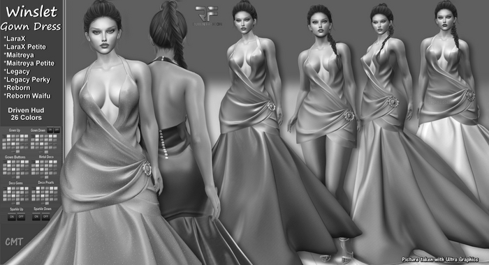 R.F. - R.F. Winslet Gown Dress W/HUD - DemoDemo