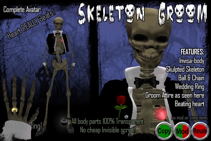 Skeleton Groom BOXED