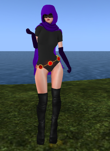 Raven 2 with hood only maitreya and legacy perky