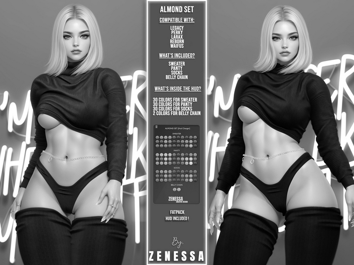 [ZENESSA] Almond Set *DEMO* 
