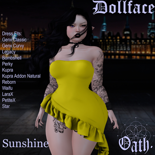 {Oath.} Dollface Dress Sunshine