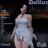 {Oath.} Dollface Dress Cloud