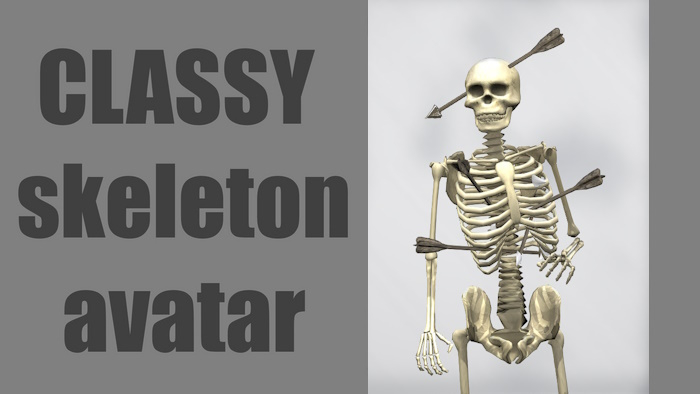Classy Skeleton Arow AVATAR  - Complete Avatar 