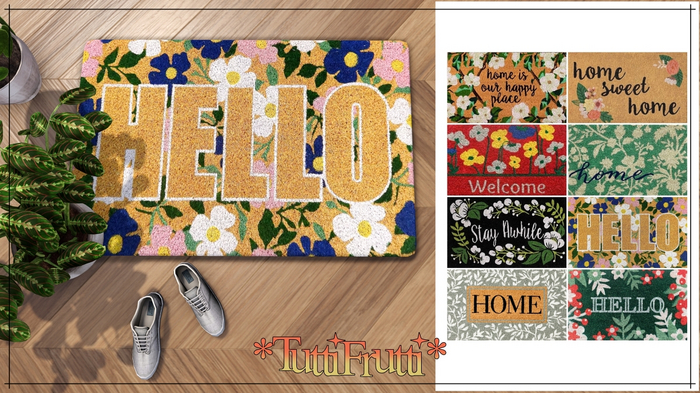 *TuttiFrutti* DoorMats Pack 52 - Spring!