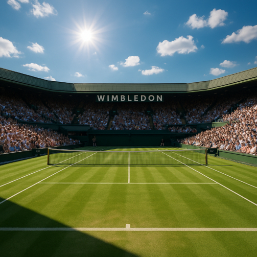 Wimbledon Style Tennis Court Texture