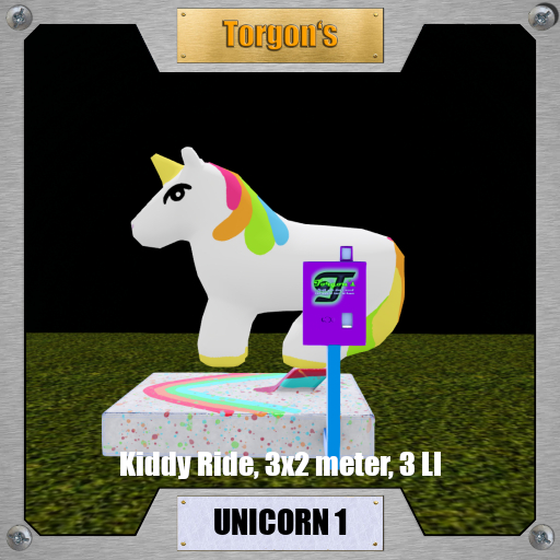Torgon's Kiddy Ride Unicorn 1