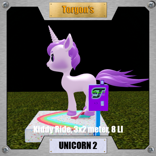 Torgon's Kiddy Ride Unicorn 2