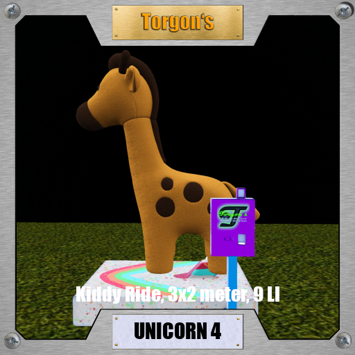 Torgon's Kiddy Ride Unicorn 4