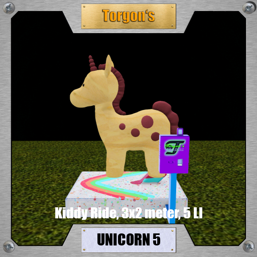 Torgon's Kiddy Ride Unicorn 5