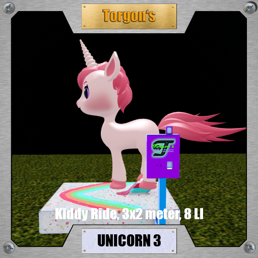 Torgon's Kiddy Ride Unicorn 3