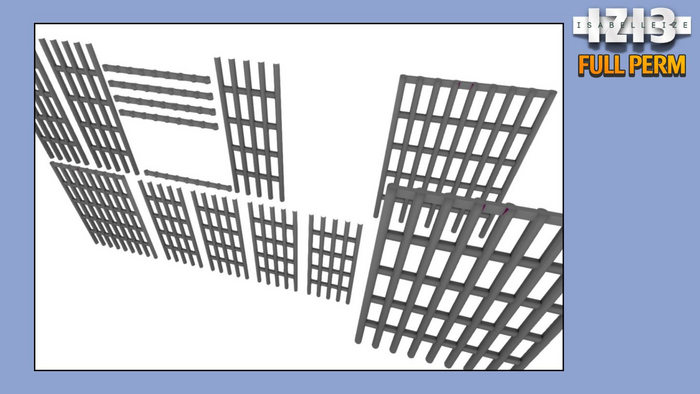 Mesh Prison Bars - Full Perm