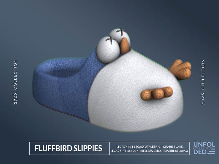 Unfolded / FluffBird Slippies # 1