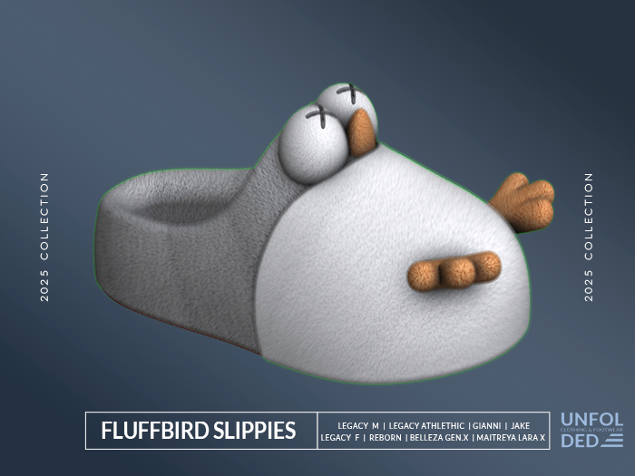 Unfolded / FluffBird Slippies # 2