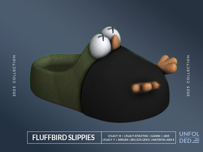 Unfolded / FluffBird Slippies # 7