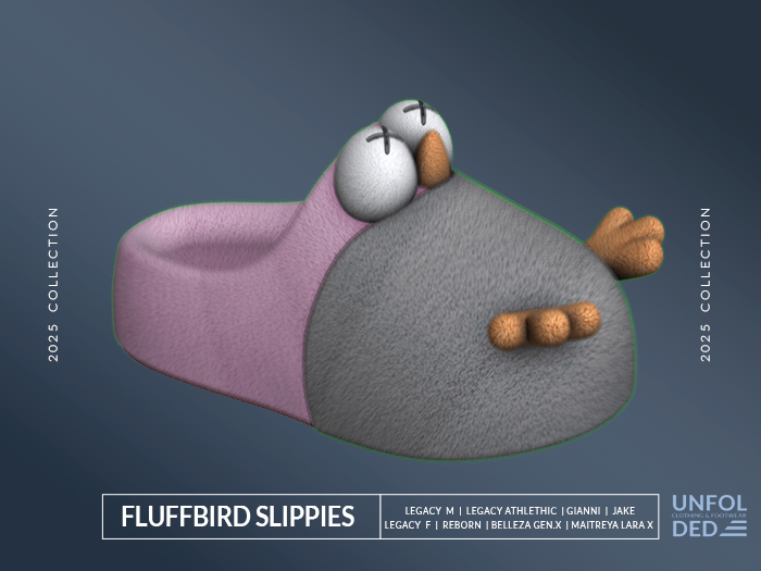Unfolded / FluffBird Slippies # 8