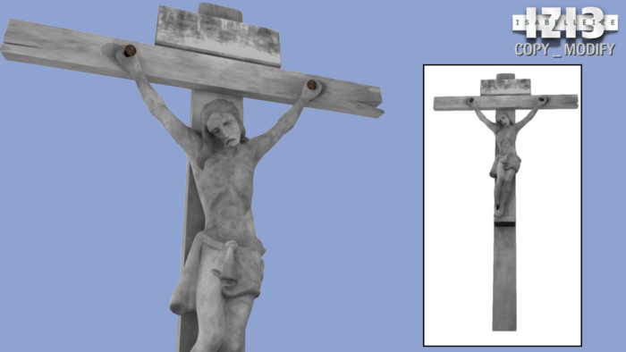 Jesus Mesh Statue (Copy/Modify)
