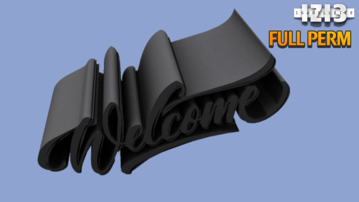Mesh Welcome Sign - Full Perm