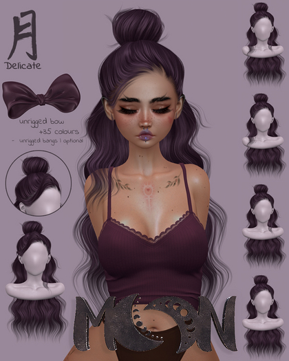 Moon. Hair // - Delicate