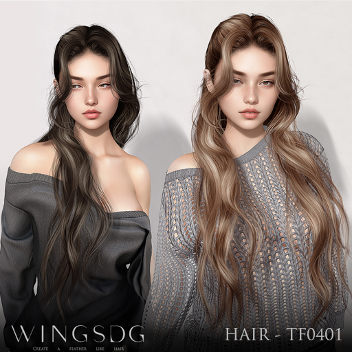 WINGS-HAIR-TF0401 Blondes & Reds (Pack)