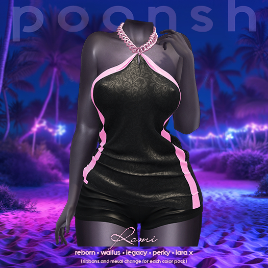 - POONSH - Romi Outfit (black)