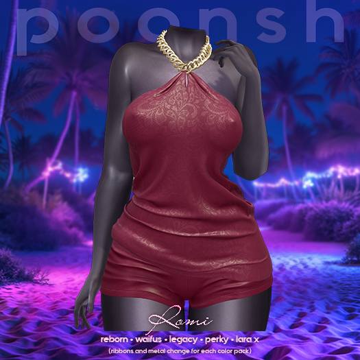 - POONSH - Romi Outfit (red)