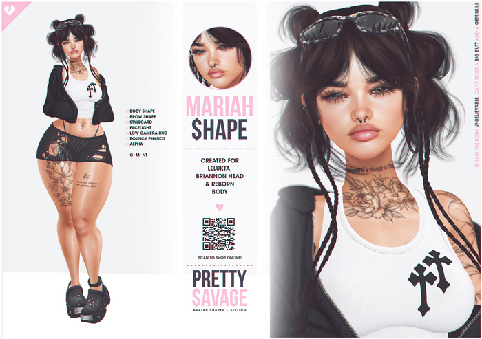 Pretty$avage - Mariah Shape
