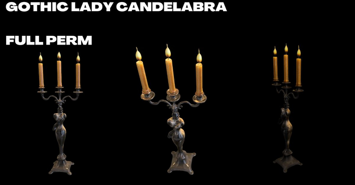 [NE] Gothic Lady Candelabra FP