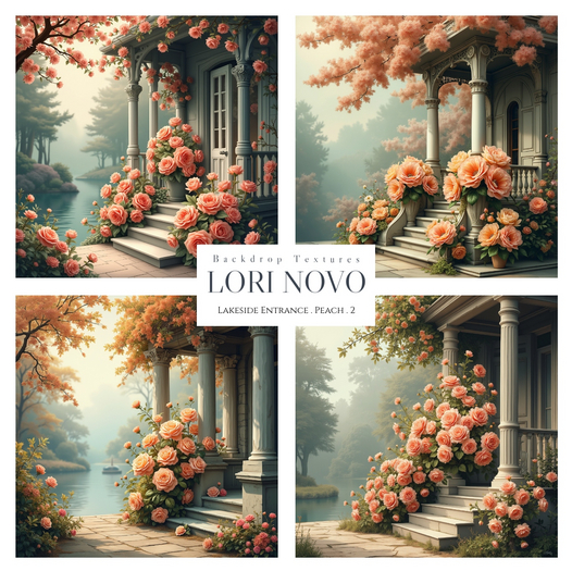 LORI NOVO . Lakeside Entrance . Peach . 2