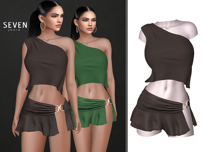 SEVEN - Junia OUTFIT (brown)