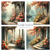 LORI NOVO . Lakeside Entrance . Peach . 4