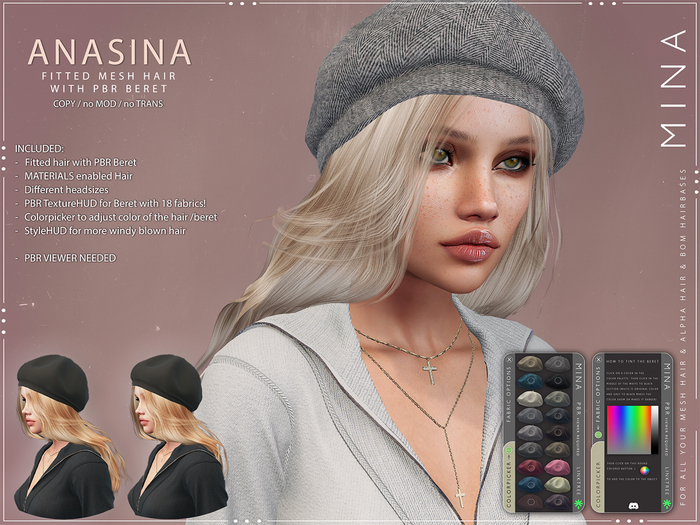 MINA Hair - Anasina - All colors [Add to Unpack]