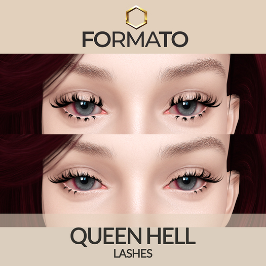 FORMATO - QUEEN HELL Lashes (Lelutka EvoX)