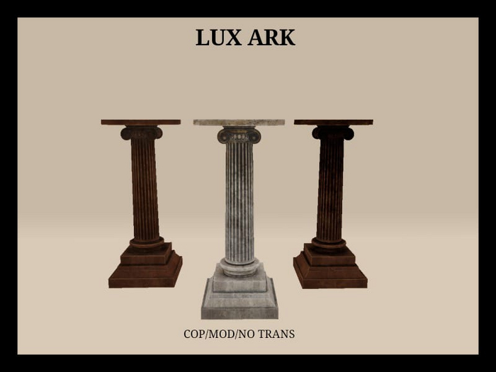 LUX ARK - Greek Column Pedestal stand