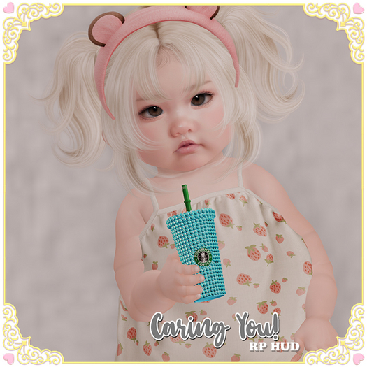 {Dollheart} Diamond Cup - Blue