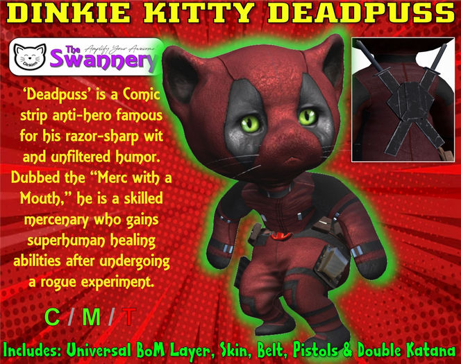 Dinkie Kitty - Deadpuss
