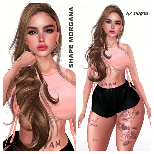 SHAPE MORGANA FOR HEAD CAMILA LELUTKA BODY REBORN