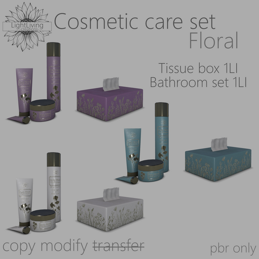 ~LLc~ Cosmetic care set floral 1LI