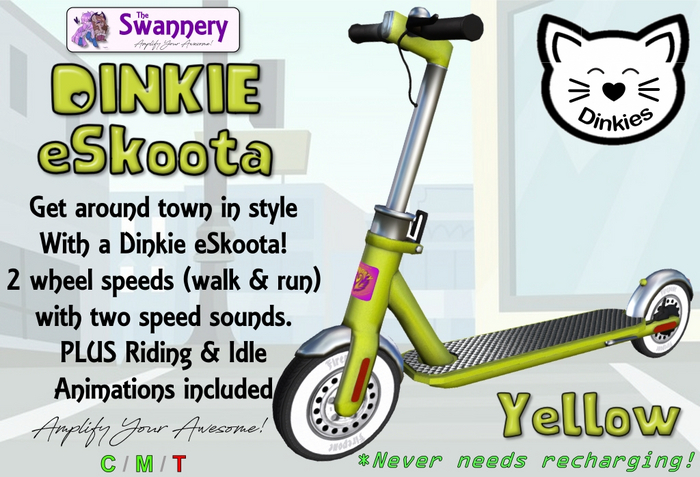 Dinkie eSkoota FF2025 - Yellow