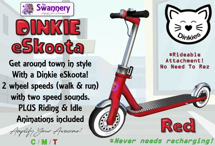 Dinkie eSkoota FF2025 - Red